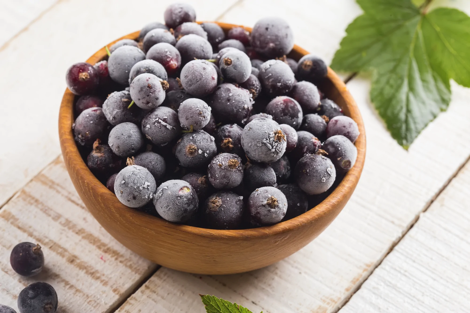 frozen blueberries